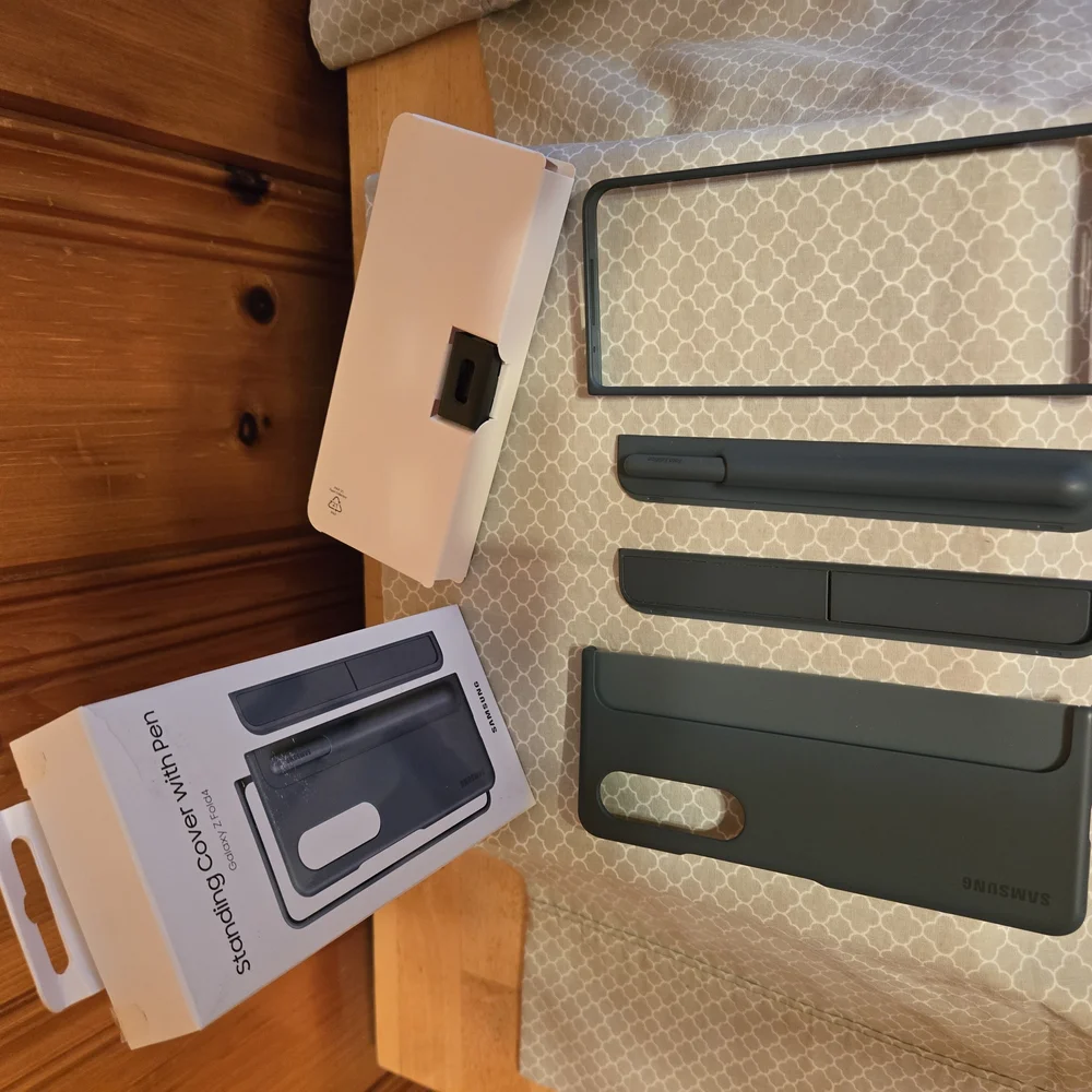 Samsung Galaxy Z Fold4 Standing Cover with Pen - Moss Green